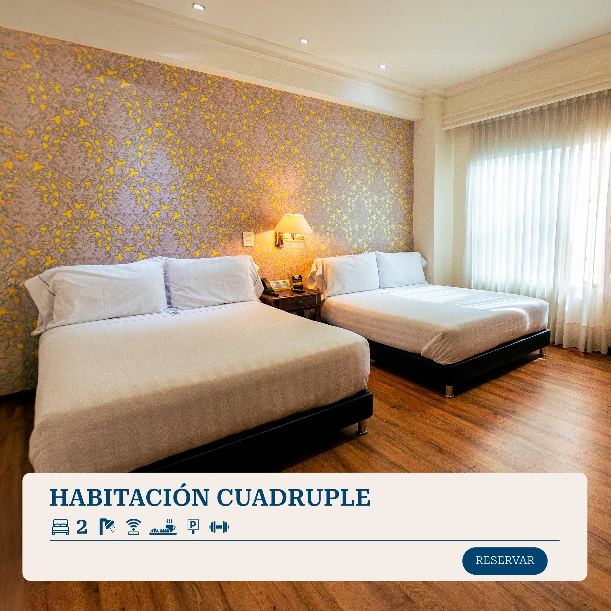 Hotel en Pereira con habitacion cuadruple